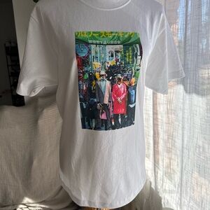 Pleasure x Daft Punk graphic t-shirt sz Small